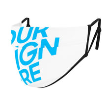 Cargar imagen en el visor de la galería, Mascarilla de Nariz Abierta KZ08 sin Filtro de Poliéster con Diseño Personalizado de Tus Textos o Fotos