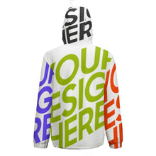 Cargar imagen en el visor de la galería, Chaqueta gruesa corta deportiva de moda con forro polar para mujer A679 Personalizada con Impresión Completa de múltiples imágenes con Foto Logo Patrón Texto