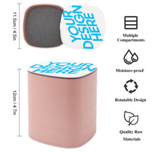 Cargar imagen en el visor de la galería, Joyero Giratorio con Diseño Personalizado Personalizada de Tus Fotos o Nombres