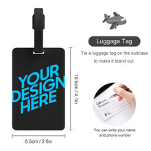 Cargar imagen en el visor de la galería, Etiquetas de equipaje personalizadas para maletas XB0607002 Impresión con Nombre Foto Logo