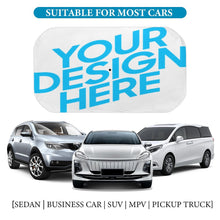 Cargar imagen en el visor de la galería, Sombrilla parasol para coche personalizado con patrón foto texto