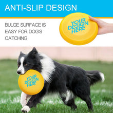 Cargar imagen en el visor de la galería, Nerf Dog Juguete de PC frisbee para perro, disco volador para cachorros, juguete para reaccionar más rápido, juguetes interactivos para perros pequeños, medianos y ligeros CW1505000 Personalizado Personalizada con Foto, Texto o Logo