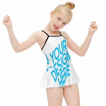 Cargar imagen en el visor de la galería, Tankini / Bañador con Volantes Estampado para Niñas NT024 Personalizado con Impresión Completa con Foto Logo Patrón Texto
