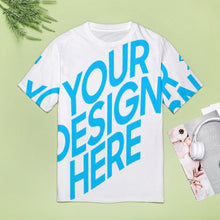 Cargar imagen en el visor de la galería, Camiseta manga corta de verano con estampado de moda para mujer NT Personalizada con Impresión Completa de una imagen con Foto Logo Patrón Texto