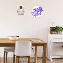 Cargar imagen en el visor de la galería, Reloj en Pared de Madera sin Escala GY0903024 con Impresión UV de Diseño Personalizado con Tu Nombre o Foto