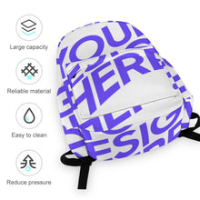 Cargar imagen en el visor de la galería, Mochila escolar de tela Oxford, mochila escolar, mochila de viaje para niños / niñas personalizado con patrón foto texto