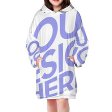 Cargar imagen en el visor de la galería, Sudadera Estamapda Infantil Larga con Capucha con Forro Polar para Niña Chica Adolescentes B412 Personalizada con Impresión Completa de Una Imagen con Foto Logo Patrón Texto