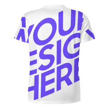 Cargar imagen en el visor de la galería, Camiseta de hombre con estampado integral OMDT01 personalizado con patrón foto texto (impresión de imagen única)