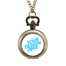 Cargar imagen en el visor de la galería, Reloj de Bolsillo de Aleación con Impresión Digital de Diseño Personalizado Online