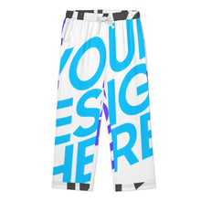 Cargar imagen en el visor de la galería, Conjuntos de pijama clásicos de manga larga para mujer personalizados con patrón de texto de nombre (diseño de varias imágenes)