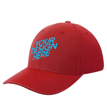 Cargar imagen en el visor de la galería, Gorra de béisbol curvada deportiva de poliéster para mujer hombre FS0809024 Personalizado con Foto Logo Patrón Texto