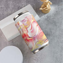 Cargar imagen en el visor de la galería, Taza tipo lata de aluminio de 304 Acero Inoxidable Reutilizable Estampada Completa con Tapa y Pajita para Cola Café Bebida JJ0520165 Personalizada con Foto Logo Patrón Texto