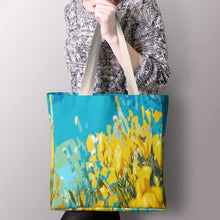 Cargar imagen en el visor de la galería, Bolsa de Lona Informal / Bolso Tote de Tela con Estampado Capacidad Grande para Mujeres Niñas Estudiantes para Compras Oficina XB0601052 Personalizada con Impresión Completa de Múltiples Imágenes con Foto Texto Patrón