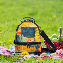 Cargar imagen en el visor de la galería, Bolsa de Almuerzo de Doble Capa con Correa Escolar para Infantil Mujer Trabajo XB0602047 Personalizada Impresion Completa de Múltiples Imágenes con Foto Logo Patrón Texto