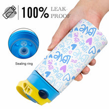 Cargar imagen en el visor de la galería, Taza termo infantil emergente bomba con asa pajita 304 acero inoxidable JJ0520155 Personalizada con Foto Logo Patrón Texto