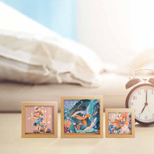 Cargar imagen en el visor de la galería, Marco/Marco de retrato/Moldura de madera con vete de tres combinaciones GY0903388 Personalizado,Personalizada Con Foto,Logo O Texto