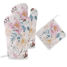 Cargar imagen en el visor de la galería, Guantes Aislantes y Agarraderas (Combo de Tres Piezas) con Diseño Personalizado Personalizada de Tus Fotos o Nombres