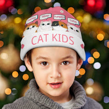 Cargar imagen en el visor de la galería, Gorro Tejido con Estampado / Gorro de Punto Infantil Invierno para Niños Niñas YT1205080 Personalizado Impresion Completa de Una Imagen con Foto Logo Patrón Texto