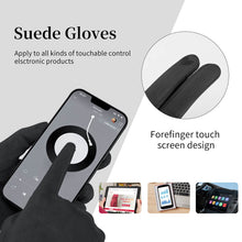 Cargar imagen en el visor de la galería, Guantes de Ante Forrado con Suave Felpa de Invierno para Mujer FS0805036 Personalizados de Una Imagen con Foto Logo Patrón Texto