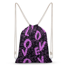 Cargar imagen en el visor de la galería, Bolsa con Cordones Reutilizable / Mochila para Deporte Escolar Gimnasio Viaje Playa XB0604115 Personalizada Impresion Completa de Una Imagen con Foto Logo Patrón Texto