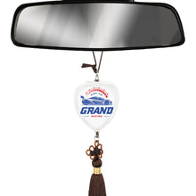 Cargar imagen en el visor de la galería, Colgante de Cristal para Coche con Nudo Chino / Colgante para Espejo Retrovisor de Coche / Decoración Adorno para Espejo de Coche QC1104041 Personalizado con Impresión Completa de Una Imagen con Foto Logo Patrón Texto