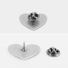Cargar imagen en el visor de la galería, Insignia del corazón Broche Aleación de Aluminio para Decoración Adorno para Mujer Hombre SS1404005 Personalizada Impresion Completa de Una Imagen con Foto Logo Patrón Texto