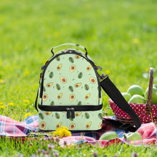 Cargar imagen en el visor de la galería, Bolsa de Comida de Doble Capa de Bandolera / Bolsa de Almuerzo de Hombro XB0602047 Personalizada de Una Imagen con Foto Logo Patrón Texto