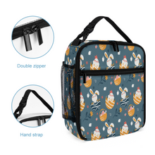 Cargar imagen en el visor de la galería, Bolsa de Almuerzo Aislada Portátil / Bolsa Térmica para Adulto Niños para Escuela Pícnic Oficina Trabajo XB0602058 Personalizada Impresion Completa de Múltiples Imágenes con Foto Logo Patrón Texto