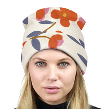 Cargar imagen en el visor de la galería, Gorro de Punto / Gorro Tejido con Estampado / Cálido Sombrero de Punto Unisex Adulto para Mujer Hombre FS0809066 Personalizado Impresion Completa de Múltiples Imágenes con Foto Logo Patrón Texto