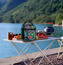 Cargar imagen en el visor de la galería, Bolsa de refrigeración aislada Bolsa de almuerzo reutilizable Bolsa Personalizada Impresion completa de múltiples Imágenes con fotos logo texto