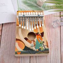 Cargar imagen en el visor de la galería, Piano de Pulgar Kalimba Teclas de Madera Marimba Instrumento Profesional JJ0530001 Personalizado Impresion Completa de Una Imagen con Foto Logo Patrón Texto