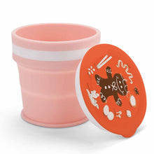 Cargar imagen en el visor de la galería, Taza Botella de agua plegable de silicona para niños JJ0520063 Personalizado Personalizada con Foto, Texto o Logo