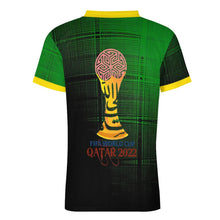 Cargar imagen en el visor de la galería, Camiseta Transpirable de Fútbol Manga Corta Cuello en V para Hombre 3Z06 Personalizada con Impresión Completa de Múltiples Imágenes con Foto Logo Patrón Texto