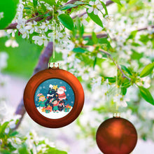Cargar imagen en el visor de la galería, Bolas Navideñas Grandes / Bola de Navidad Personalizadas Impresion Completa de Una Imagen con Nombre Foto Logotipo Patrón Texto