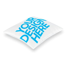 Cargar imagen en el visor de la galería, Funda de Cojín de Lona con Impresión a Una Cara de Diseño Personalizado con Tus Fotos o Textos