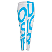 Cargar imagen en el visor de la galería, Leggings casuales regulares cintura alta pantalones deportivos de yoga para mujer NZ205 Personalizados con Impresión Completa de una imagen con Foto Logo Patrón Texto