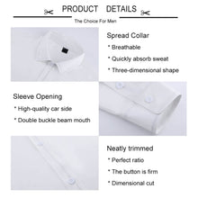 Cargar imagen en el visor de la galería, Camisa con Manga Larga Solapa Bontones para Hombres 3M38 Personalizada con Impresión Completa de una imagen con Foto Logo Patrón Texto