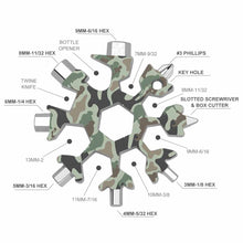 Cargar imagen en el visor de la galería, Llave inglesa Herramienta multifunción con forma de copo de nieve JJ0529033 Personalizada con Foto, Texto o Logo