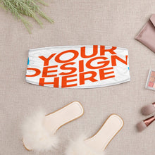 Cargar imagen en el visor de la galería, Bandeau / Top Crop Sin tirantes de Moda para mujer NZ065 Personalizado con Impresión Completa de múltiples imágenes con Foto Logo Patrón Texto