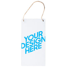 Cargar imagen en el visor de la galería, Colgante de Madera con Impresión Vertical UV de Diseño Personalizado con Tus Patrones o Textos