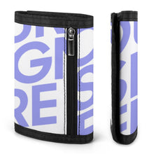 Cargar imagen en el visor de la galería, Cartera / Billetera de tres pliegues con estampado para mujer hombre XB0608018 Personalizada con Foto Logo Patrón Texto