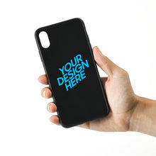 Cargar imagen en el visor de la galería, Funda del Móvil de Cristal y TPU para iPhone XS MAX con Diseño Personalizado de Tus Patrones o Textos