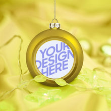 Cargar imagen en el visor de la galería, Bola Navideña de Decoracion Bola de Adorno de Navidad de PC de Plástico JJ0525029 Personalizada Impresion Completa de Una Imagen con Foto Logotipo Patrón Texto