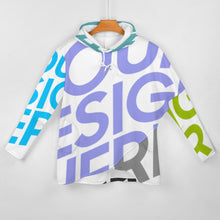 Cargar imagen en el visor de la galería, Sudadera Ajustada Midi con Estampado Capucha para Mujer SDS001 Personalizada Impresion Completa de Múltiples Imágenes con Foto Logo Patrón Texto