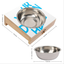 Cargar imagen en el visor de la galería, Tazón Cuenco de acero inoxidable para perros y gatos CW1506000 Personalizado Personalizada con Foto, Texto o Logo