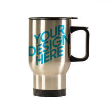 Cargar imagen en el visor de la galería, Copa de Coche de Acero Inoxidable con Impresión UV de Diseño Personalizado con Tu Foto o Texto
