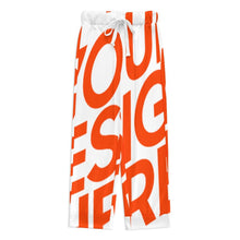 Cargar imagen en el visor de la galería, Conjunto de pijama infantil de 2 piezas con top de manga larga abotonado y pantalón SDS059 personalizado con patrón foto texto (impresión de imagen única)