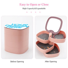 Cargar imagen en el visor de la galería, Joyero Giratorio con Diseño Personalizado Personalizada de Tus Fotos o Nombres