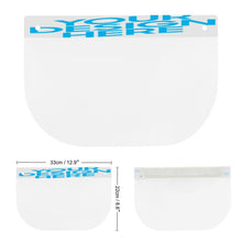 Cargar imagen en el visor de la galería, Máscara Protectora Facial PET con Impresión UV de Diseño Personalizado con Tu Foto o Nombre