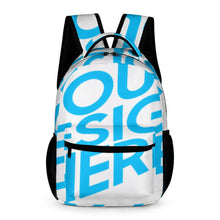 Cargar imagen en el visor de la galería, Mochila infantil de alta calidad mochila escolar para niños y niñas personalizada impresion completa de una imagen con fotos, texto, patrones